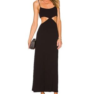 Piper Midi Dress in Black SMALL free people